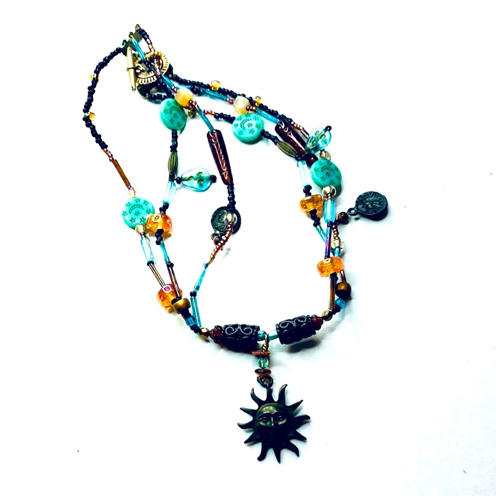 Artisan Made Sun Focal Choker
